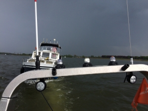 Zomerse dag eindigt in slecht weer